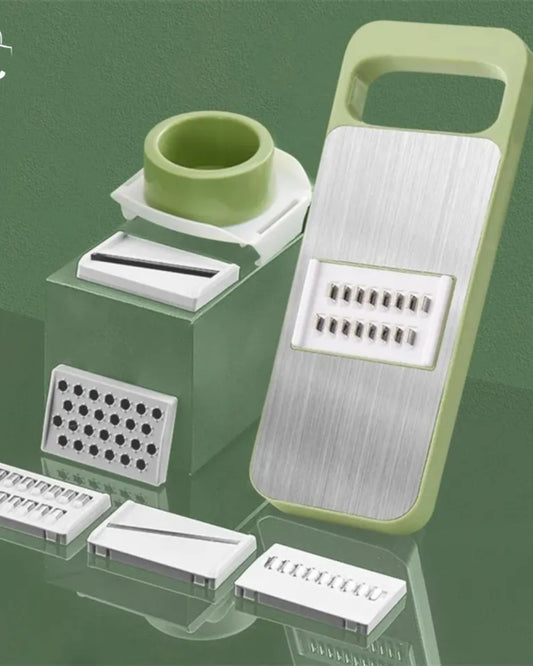 5 in 1 Multifunctional Vegetable Slicer & Chopper – Stainless Steel Blades | Safe & Easy Kitchen Tool – 1ZERO10