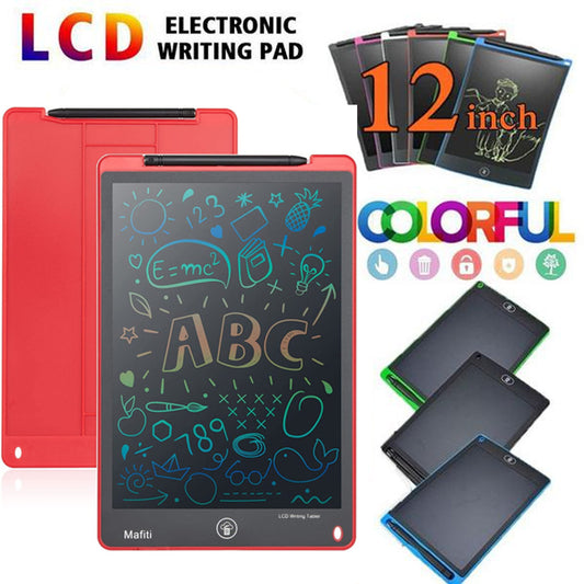 12 Inch LCD Writing Tablet for Kids – Erasable EWriter Slate | Digital Drawing Pad & Handwriting Board – 1ZERO10