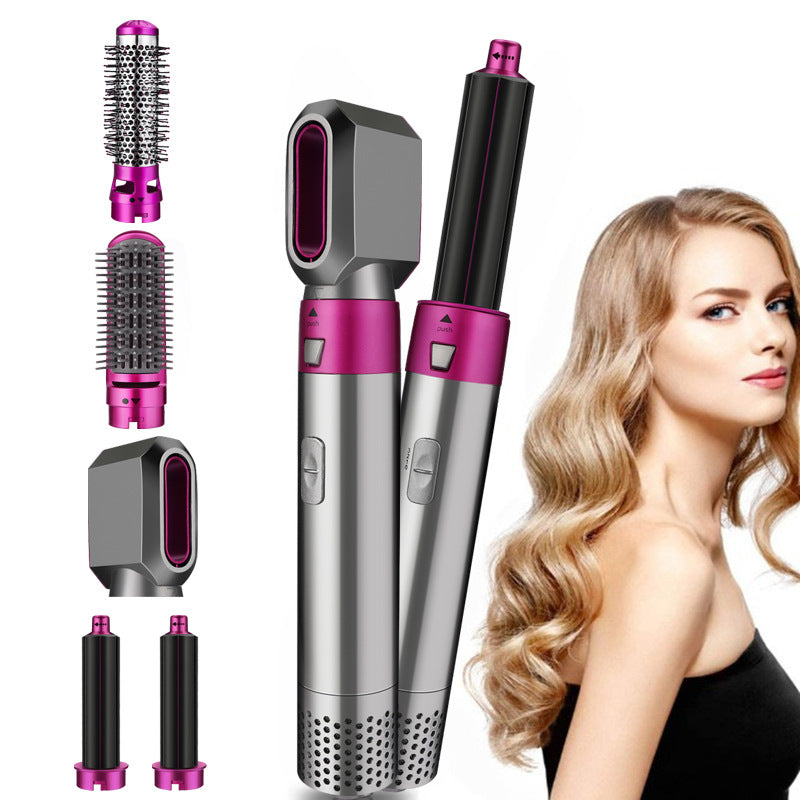 5 in 1 Hair Dryer Hot Comb Set Professional Curling Iron Hair Straightener Styling Tool For Professional Hair Dryer Ho – 1ZERO10