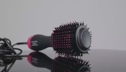 "One Step Hair Dryer and Volumizer Hot Air Brush – 3-in-1 Styler for Drying, Straightening & Volumizing - 1ZERO10